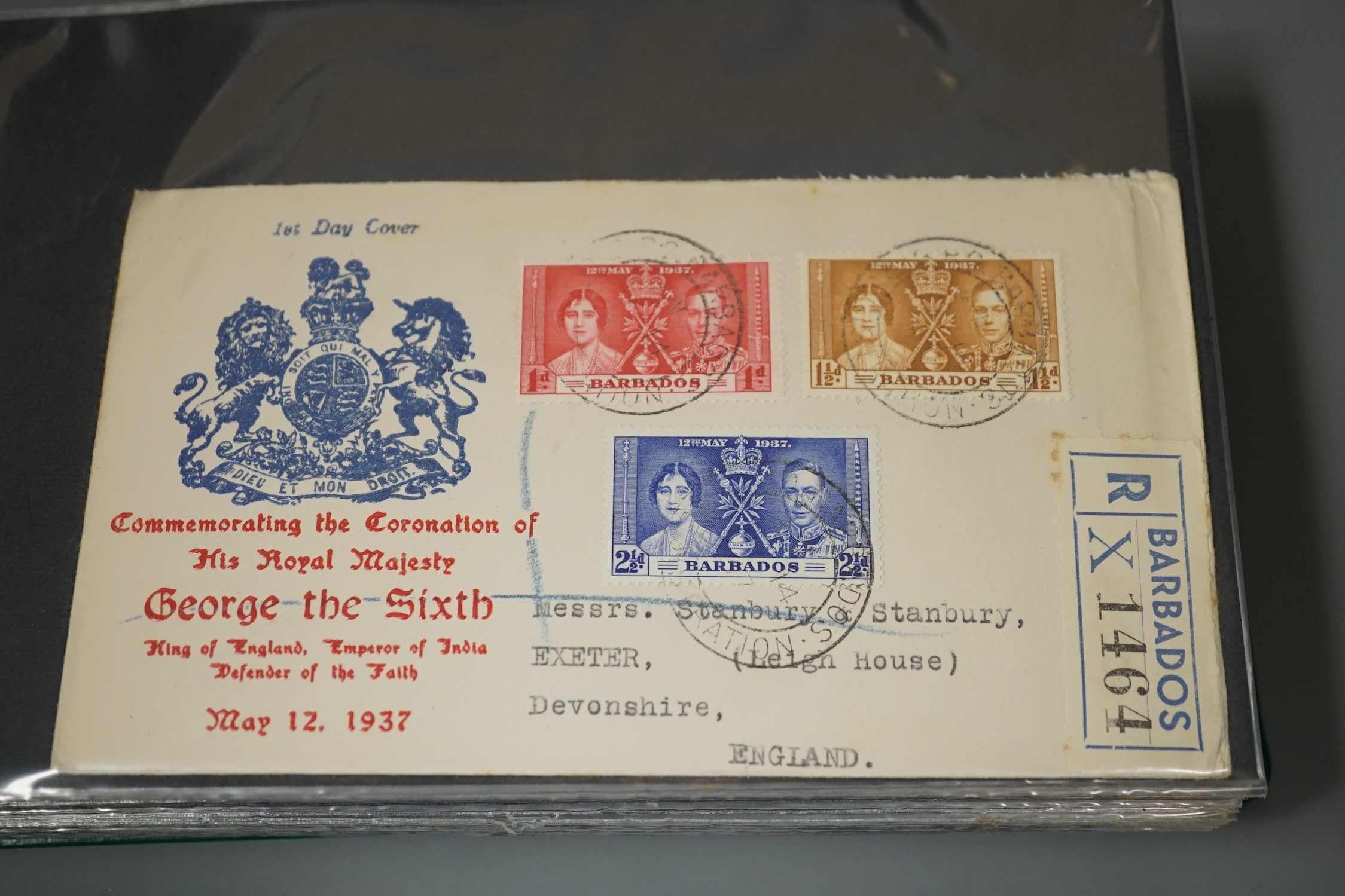 Fifty six Coronation commonwealth first day covers